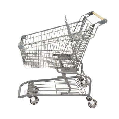 Amerikaanse het Boodschappenwagentje In het groot Klantgericht van Stijlgray classic light supermarket metal