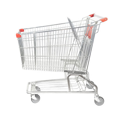 Q195 het Boodschappenwagentjemetaal Mesh Basket Galvanized van de Staal Duits Supermarkt