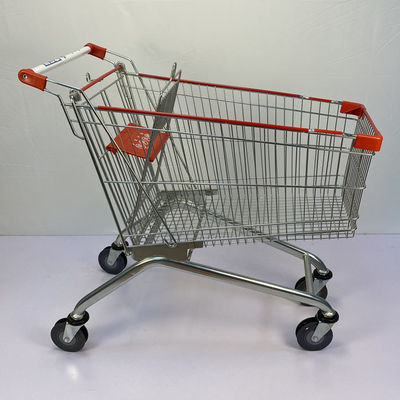 kopen 150L groot Capaciteits Vouwbaar Metaal het Winkelen Karretje met Kind Seat online manufacture
