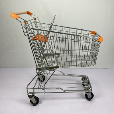 kopen Het Aziatische van de de Stootkarketting van het Stijl125l Conventionele Metaal Karretje van het de Supermarktpakhuis met Hoog Verkoopvolume online manufacture