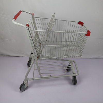 kopen Wit de Boutiquesupermarkt van de Poederdeklaag 100L het Winkelen Karretje met de Wielen van Tente TPR online manufacture