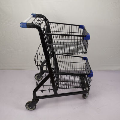 kopen Elektroforese80l Metaal het Winkelen Karretje Lichtgewicht met 3 Manden 4“ Pu-Wielen online manufacture