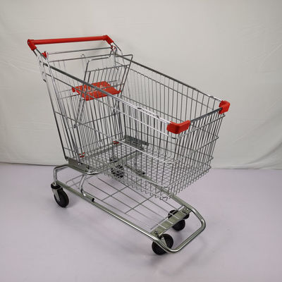 kopen 210L grote het Karretjekar van de Mandsupermarkt Klantgericht met 5“ Gietmachine van TPU/TPR- online manufacture