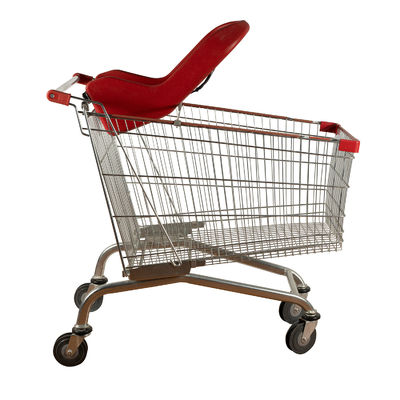 kopen 200L het Boodschappenwagentje van de de Supermarktkruidenierswinkel van de metaalmand met de Zitkamer van de Babyspons online manufacture