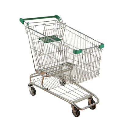 kopen Van het de Deklaagmetaal van het zinkpoeder het Boodschappenwagentjeq195 Staal met Groene Plastic Delen online manufacture