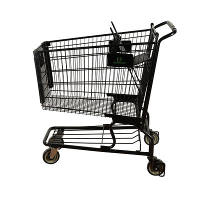 kopen Ultra Grote Capaciteit Al Black metal het Winkelen Karretje110kgs Lading met de Reclame van Embleem online manufacture
