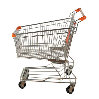 kopen De Stijl Best-Selling Supermarkt van Azië het winkelen Metaal Mesh Cage Powder Coating van de Karretje125l Grote Capaciteit online manufacture