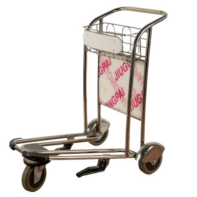 kopen Met vrijstelling van rechten van het de Bagagekarretje van de Winkelreis Karretje het Met drie wielen van de het Roestvrije staalbagage online manufacture