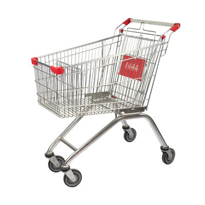 kopen De Winkel van het zinkKoolstofstaal Q195 het Winkelen Karretje80l Europese Stijl online manufacture