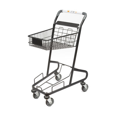 kopen De dubbele Laag het Winkelen van de de Mandsupermarkt van het Mandkarretje 45L Kar van de het Metaalkruidenierswinkel online manufacture