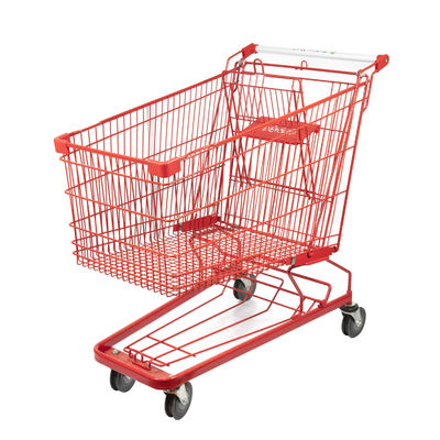 kopen Q195 de Markt van het Staalmetaal het Winkelen Karretje210l Rood Groot Boodschappenwagentje online manufacture