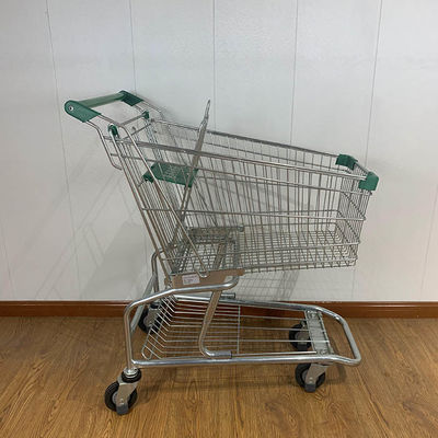 kopen 100L kruidenierswinkel Rolling Trolley Amerikaanse stijl Supermarkt Shopping Trolley online manufacture