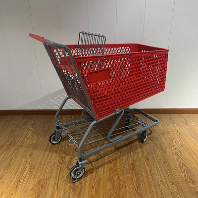 kopen 180L plastic supermarkt hypermarkt winkelwagen online manufacture